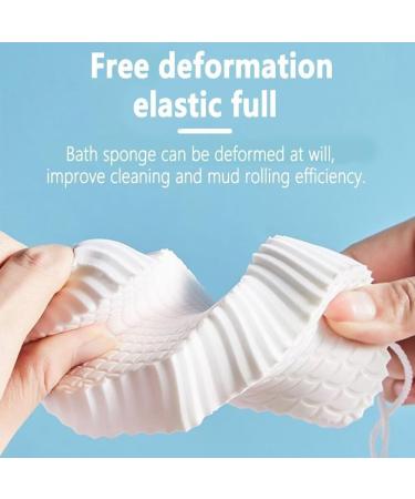 Buy Positivity Exfoliating Bath Sponge - Super Soft & Efficient Exfoliator | Positive Vibes for Your Skin (3-Pack - Buy Online on GoSupps.com