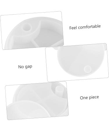 Operitacx 6pcs box Jewelry Container Diy Storage Molds Epoxy White Mold Casting for Pretty Useful Manual White 10.8X10.8CM - Buy Online on GoSupps.com