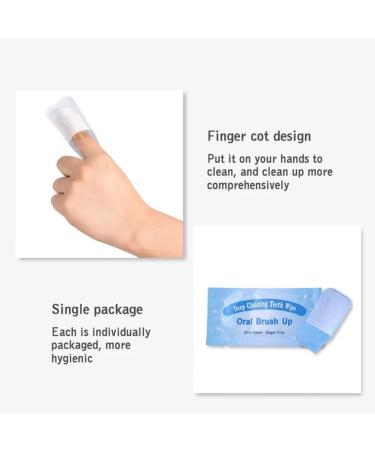 10pcs Oral Hygiene Wipes | Toothbrush & Finger Sweat Care | International Shipping - Buy Online on GoSupps.com