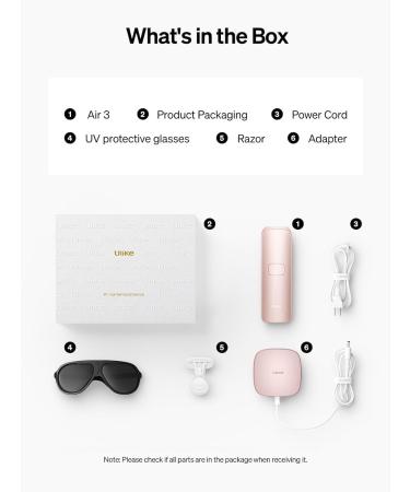 Ulike Laser Hair Removal for Women Long-Lasting IPL Hair Removal Device with Ice-Cooling Technology for Nearly Painless Treatment for Facial Bikini & Whole Body Pink - Buy Online on GoSupps.com