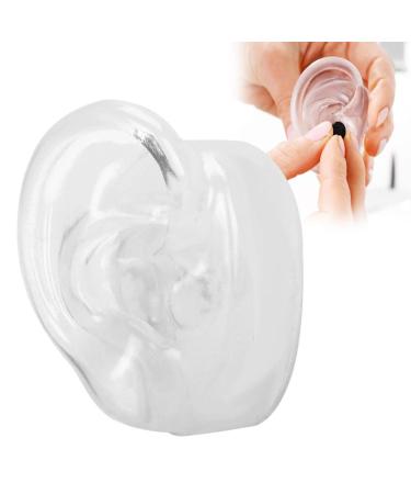 Silicone Ear Model Simulation Artificial Ear Display Model for Wearing Window Display & Ear Impressions Exercise (Can Be Mounted On Prosthetic Head)(Right Ear)