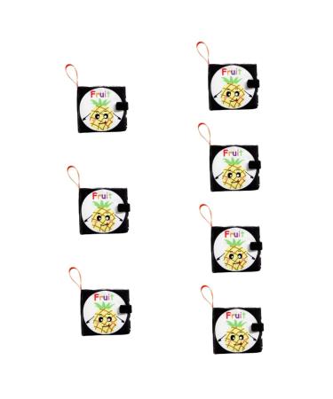 Abaodam 7st fabric book children's stuff book playosmo baby toys -opposites fabric books children's toys pedagogical toys early education toy hand account toddler