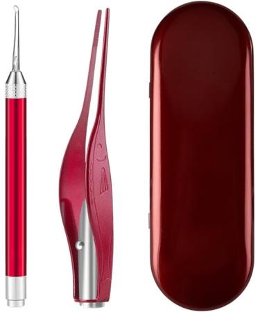 Stainless Steel Ear Wax Extractor Tool Set - Illuminated Safe Ear Cleaning Kit for Adults & Children | International Shipping Available - Buy Online on GoSupps.com
