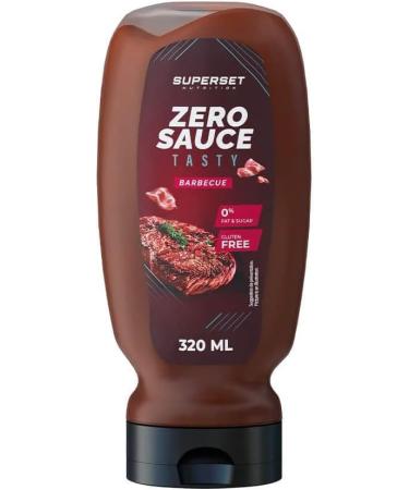 Superset Nutrition | Tasty Zero Sauce (6x320ml) | Zero Sauces | Ultra Gourmet Zero Calorie Sauces - Barbecue - Buy Online on GoSupps.com