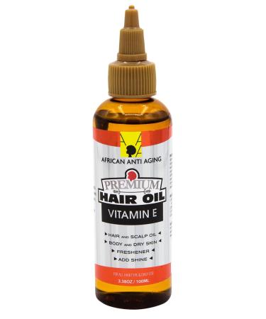 Premium Hair Oil Vitamin E 3.38 Oz (Pack of 3)