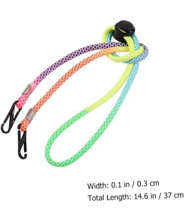 Exceart 3 Pcs Anti-Lost Rope Glasses Tape - Adjustable Lanyard & Hat Band Buckle Cord - Buy Online on GoSupps.com