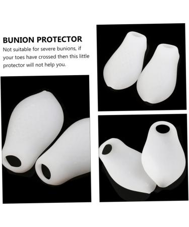 Healeved Little Toe Corrector Set - 6 Pairs Nursing Toe Protectors for Bunion, Hammer Toe, and Toe Separation - P04 White x3pcs - Buy Online on GoSupps.com