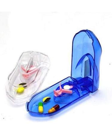 Slice Box Cutting Tablets Tools Pill splitter Pill Cutter Portable Cutting device for TravelStrong and Long-Lasting - Buy Online on GoSupps.com