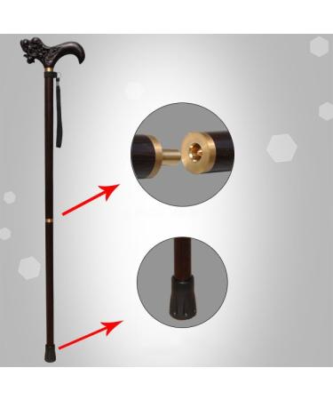 Wooden Cane Elderly Non-Slip Walking Stick Detachable Portable Solid Wood Crutches Faucets Long Handles Crutches Walkers Black It's so Kind of You powerfully Prosperous - Buy Online on GoSupps.com