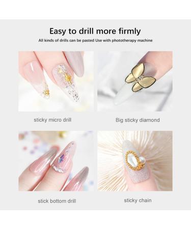 Nail Glue Premium Quality Gel Nail Glue with Stainless Steel Pinhole Design Wash-Free Sticky Drill Nail Bond Glue for Women#G410 - Buy Online on GoSupps.com