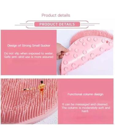 Shower Foot & Back Scrubber Mat | Anti-Slip Green Foot Muff Cleaner & Massage Device for Ultimate Bath Relaxation - Buy Online on GoSupps.com