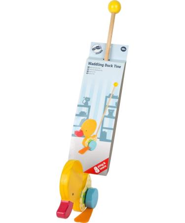 Small Foot Waddling Duck Push Toy - Wooden Baby Walker for First Steps (18 Months+) | Model 3357 - Buy Online on GoSupps.com