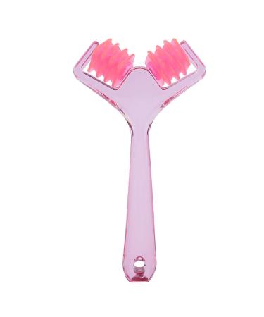 Moum routes facial body roll pink slimming chin massage scooter massage device skin-tightening beauty tools roller massager suitable for chin facial treatment with neck massage I