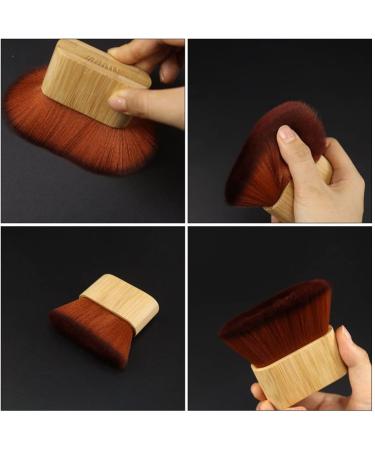 Lurrose Hair Brush Barber Neck Duster Hair Styling Neck Duster Stylist Hair Duster Facial Duster face Haircut Duster Hair Cutting Duster Soft Barbershop Brush Man Fiber Wool Major - Buy Online on GoSupps.com