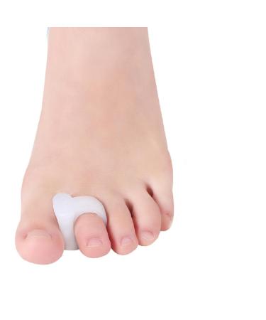 HAOSEM 2pcs/pair toe separator gel bunion corrector prevents big toes from slipping inward