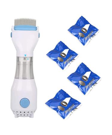 Peigne lectrique Anti-Poux Avec Filtre de Nettoyage Professionnel - liminateur Automatique des Poux et Leurs ufs - Filtre Rempla able Inclus