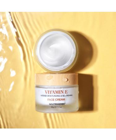Neutriherbs Vitamin E Face Cream,Day and Night Facial Moisturizer for Women and Men, Nourishing and Hydrating Fit for Sensitive Skin - 1.7 oz Vitmain E - Buy Online on GoSupps.com