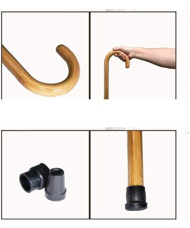 Wooden Cane Solid Walking Stick Wooden Walking Stick Elderly Special Gentleman Walking Cane Single Hand Light Bamboo Crutch Folding crutcheswooden for Elderly Seniors - Buy Online on GoSupps.com