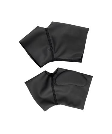 FRCOLOR 1 Pair Pad Splint Wear-resistant Protector Foot Accessory Adjustable Household Support Glove Pu Men and Women Bracket Breathable 18.2x10x0.2cm Black