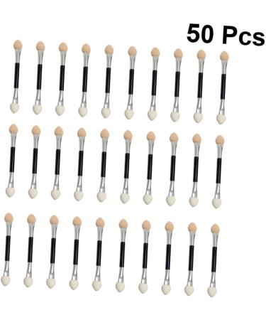 Housoutil Makeup Tools 50pcs Make up for Face Foundation Brush Eyeshadow Eye Shadow Brush Suite H3210 Make Up Tools 7.5X0.5cm As Shown - Buy Online on GoSupps.com