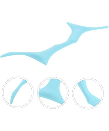 FOMIYES Silicone Molds Brow Guide Makeup Stencil Constant Temperature Miss Supplies 17.3x5.9cm Blue - Buy Online on GoSupps.com