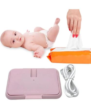 1pc Portable Baby Wipes Warmer Napkin Warmer Box Paper Warmer USB Charging Wet Wipes Dispenser for (Pink). - Buy Online on GoSupps.com