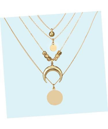 COLLBATH Family Delicate Bohemia Stylish Fashion Multilayer Pendant Necklace Trendy Alloy Choker Necklace for Ladies Girls - Buy Online on GoSupps.com