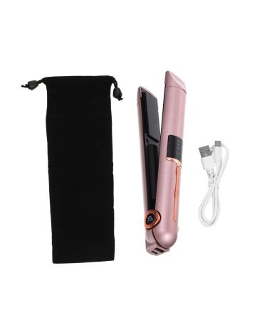 Baluue Curling Iron Travel Hair Tools Mini Curler Mini Straightener Travel Curlers Abs 21X4X3.5CM Golden