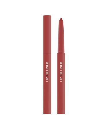VKVWIV Makeup Forever Walnut Lip Liner Waterproof Non Smudges Lipstick Pencil Lip Pencil Border Pink Mattes Solid Lip Liner 0.5ml Makeup Forever Lip (C One Size) C One Size
