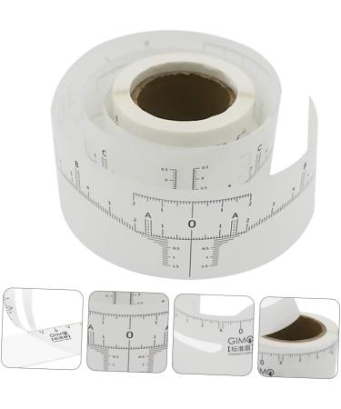 Angoily 1 Roll Disposable Ruler Stickers Eyebrow Ruler Sticker Disposable Brow Measurer Woman Tool - Buy Online on GoSupps.com