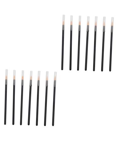 Hemoton 200 Pcs Eye Makeup Tools Lip Liner Marker Eyeliner Smudge Brush Small Eyeliner Brush Gold Eyeliner
