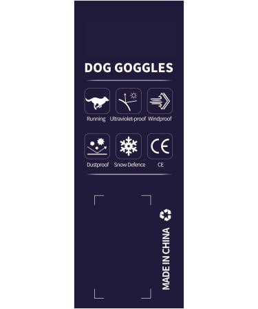 PETLESO Dog Sunglasses for Small Dogs | Waterproof Anti-UV Protective Goggles - Yellow & White - Buy Online on GoSupps.com