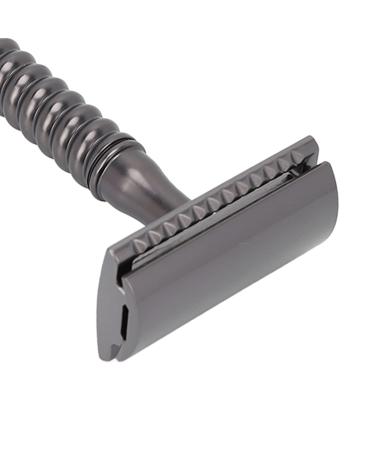 Double Edge Safety Razor - Manual Shaver for Men | Comfortable Zinc Alloy - Black | International Shipping Available - Buy Online on GoSupps.com