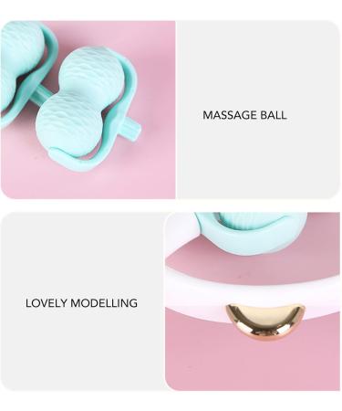 Neck Roller Massager - Hand-Held Manual Shoulder Massager with 4 Balls for Pain Relief & Fatigue Reduction - Dual Pressure Point Cervical Massager (Sky Blue) | Shop Internationally - Buy Online on GoSupps.com