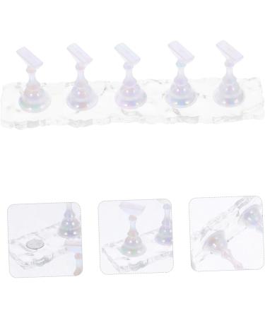 VINTORKY 2 Sets Manicure Practice Base Portapotty Morphie Portable Easy to Clean Show Rack Nail Fairy Exercise Rack Easel Display Stand Bracket Acrylic - Buy Online on GoSupps.com