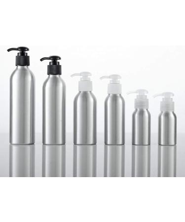 Junhouse Refillable Aluminum Bottle 250ml - Shampoo Lotion Disinfectant Pump Dispenser for Home & Salon - Eco-Friendly & Stylish - Buy Online on GoSupps.com