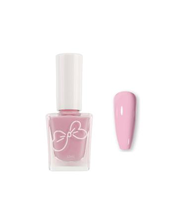 Nude Pink Nail Polish Varnish Gel Long Lasting Quick Dry Nail No Need Cure Chip-resistant Nail Varnish Large Volume 10ML Easy to Apply Nail Polish Gift for Women & Girls