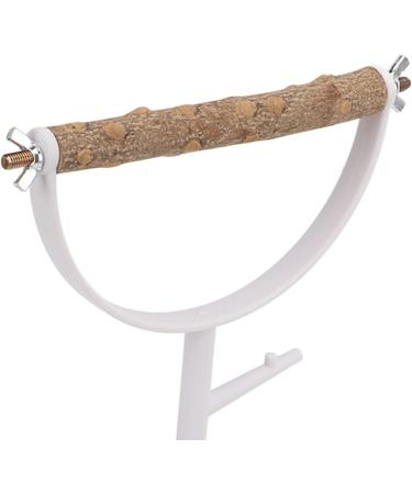 Shanrya Bird Stand Parrots Training Perch Natural Smell Anti Slip with Base for Outdoor for Indoor Brown - Buy Online on GoSupps.com