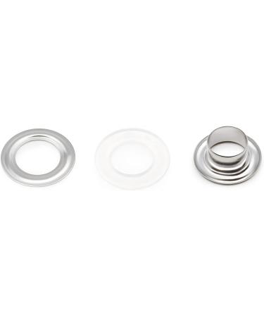 Dritz 1/4 Silver Eyelets & Tools - 72 Sets, Nickel Plated, 2-Part Eyelet Kit - Buy Online on GoSupps.com