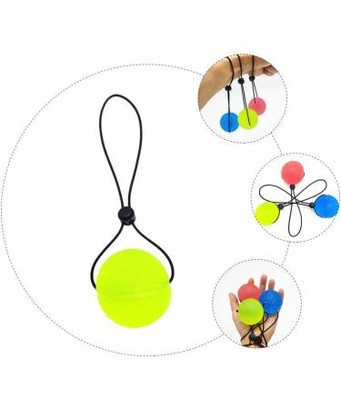 Oatipho Finger Trainer & Stress Ball - Hand Exercise & Massage Tool for Strength & Relaxation - 20x5cm Yellow - Buy Online on GoSupps.com