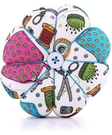 104PCS Pin Cushion Sewing Kit with Wrist Strap + 100 Straight Pins | Magnetic Needle Pad | Pocket Measuring Sewing Tools for DIY - Buy Online on GoSupps.com