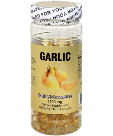 NuHealth Garlic Oil Concentrate 1500mg - 600 Softgels | New Item | Good Product - Buy Online on GoSupps.com