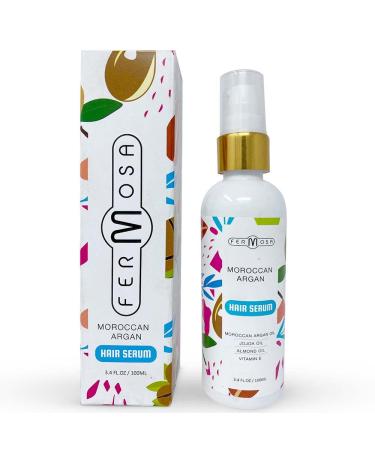 Fermosa Moroccan Argan Oil Hair Serum - Premium Hair Repair & Care | 3.4oz/100ml - International Shipping Available - Buy Online on GoSupps.com