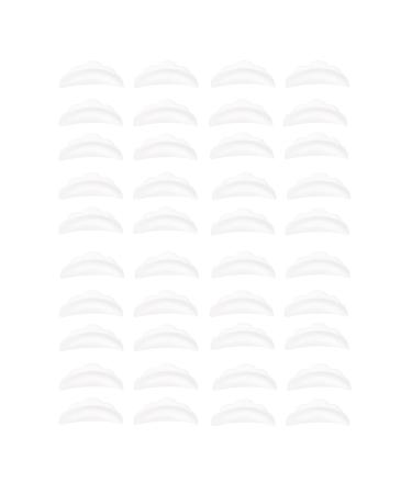 RIYAN 20 Pairs Eyelash Lift Silicone Pads Set Eye Lash Extension Lift Perming Kit Tool Curl Pads(Transparent)