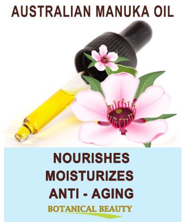 Buy 100% Pure Manuka Oil - Cold Pressed Virgin Carrier Oil for Skin Hair & Nails - 0.5 Fl. oz by Botanical Beauty - Buy Online on GoSupps.com