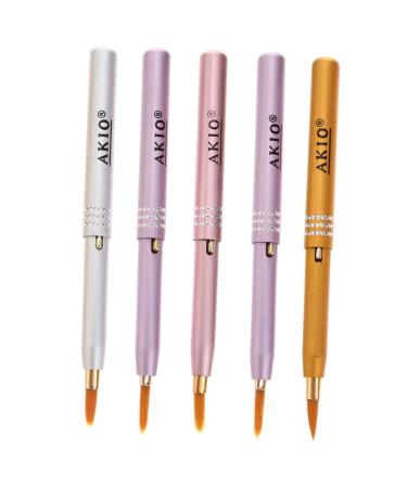 20 Pcs Retractable Lip Brush Set | Portable Lipstick & Concealer Applicators | Ideal Makeup Accessories for Flawless Lips - Buy Online on GoSupps.com