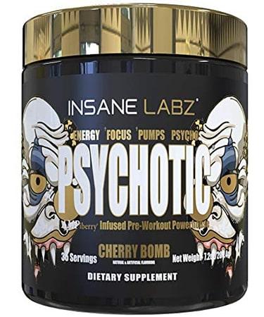 Insane Labz Psychotic Gold High Stimulant Pre Workout