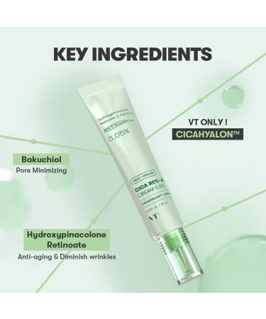 VT COSMETICS VT CICA RETIA CR ME 005 Gentle Retinol for Sensitive Skin 30 ml - Buy Online on GoSupps.com