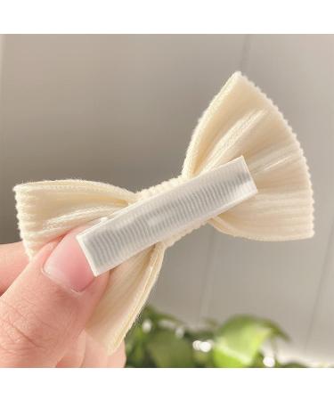 Hair Clips 4 pieces/set of cotton and linen leopard print bow hairpins suitable for cute hairpins safety hairpin headdress Blue Hair Clips (Size : 2) - Buy Online on GoSupps.com