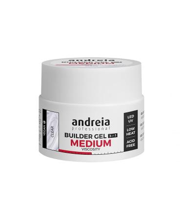 Andreia Professional Builder Gel Medium Viscosity Clear 44g